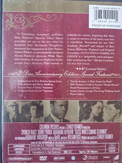 Guess Who's Coming To Dinner 2 Disc Special Edition