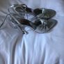 silver sandals NEW Image 6