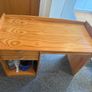 Solid Wooden Office Desk / Study Desk with Drawers & Keyboard Tray Image 6