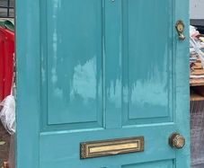 Solid Teak front door