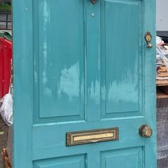 Solid Teak front door