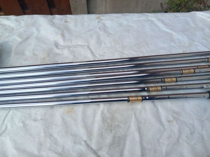 Wilson golf irons. Left handed clubs