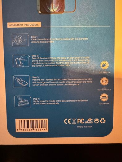 Iphone15 Pro Tempered Glass Screen Protector