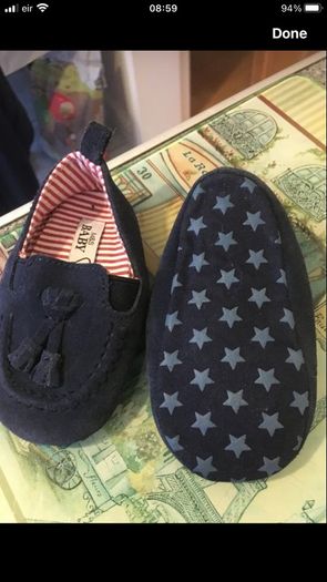 Boys M&S shoes 3/6 mths