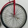 1:10 scale die-cast metal replica of a Red Penny-farthing bicycle. Image 3