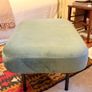 Green Velvet Ottoman Image 4