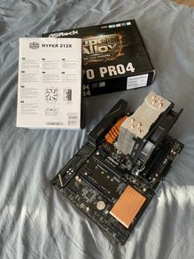 intel i5-6600k @3.5GHz 16gb DDR4 ASRock Z170 Pro4 Hyper 212 X Gaming Bundle