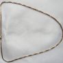 Vintage 9ct 375 YELLOW GOLD BOX CHAIN 16,7" necklace  links spring ring clasp 7,3g Image 3