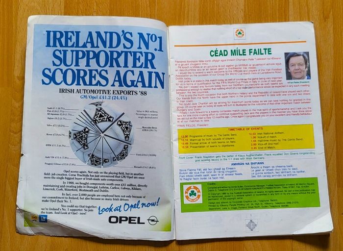 Rep. of Ireland V. Nrt. Ireland - 89 Prog