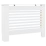 Radiator Covers 2 pcs White 112x19x81.5 cm MDF Image 3
