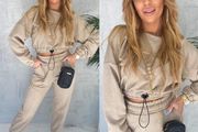 Beige tracksuit
