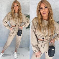 Beige tracksuit