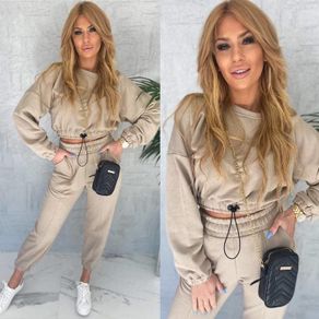 Beige tracksuit