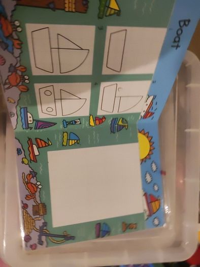 BNIB I can draw book, wipe clean