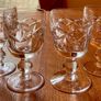 Four Vintage Waterford Crystal Kerry Pattern Short Stem Port Glasses. Image 2