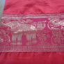 Red Silk Cushion Cover for Sale Image 4