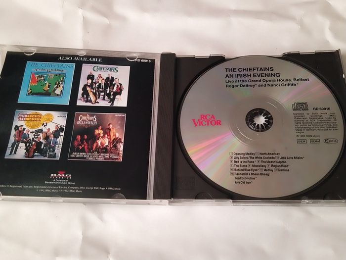 The Chieftains - An Irish Evening Cd