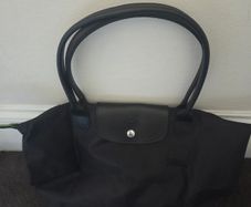 Longchamp Ladies Black Tote Size L