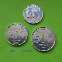 Indonesia 2016 year Uncirculated coins.