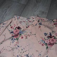 Elegant Dressy Floral Print Puff Sleeve Blouse - Size - 1XL - RRP - 18.92