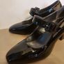 Soffice Sogno Vernice Nera Women's dressy shiny real Italian leather formal court shoes size 5.5 UK SALE Image 3