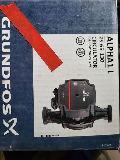 Grundfos Circulating Pump Alpha1 L 25 65