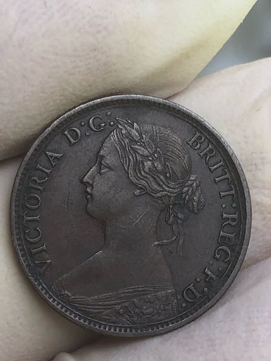 1861 Victoria Farthing Collectable grade