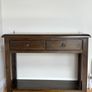Solid Wood Console Table with Matching Mirror Image 4