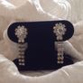 Beautiful Vintage Diamonte Earrings Image 3