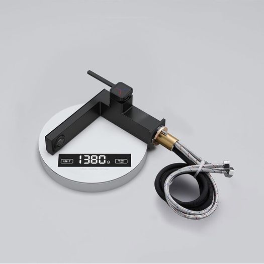 LED Bathroom Faucet, Modern Bathroom Basin Mixer Tap with LED Digital Display