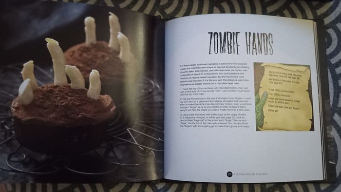 Zombie Cupcake Recipe Book and Kit