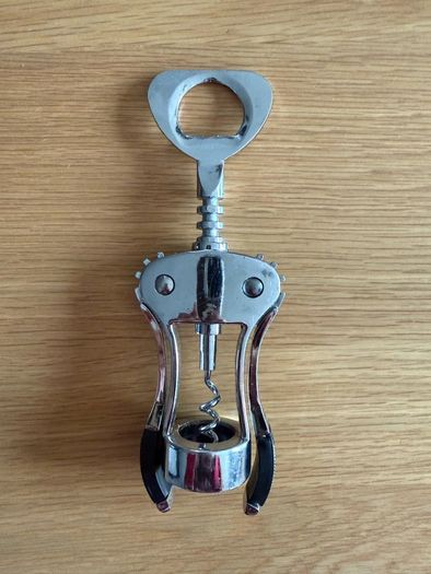 Corkscrew wine bottle opener, beer opener