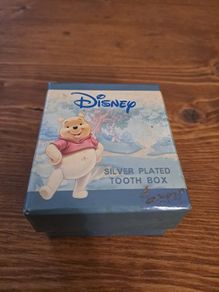 Disney Winnie the Pooh Piglet Silver Plated First Tooth Box