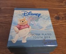 Disney Winnie the Pooh Piglet Silver Plated First Tooth Box