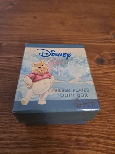 Disney Winnie the Pooh Piglet Silver Plated First Tooth Box