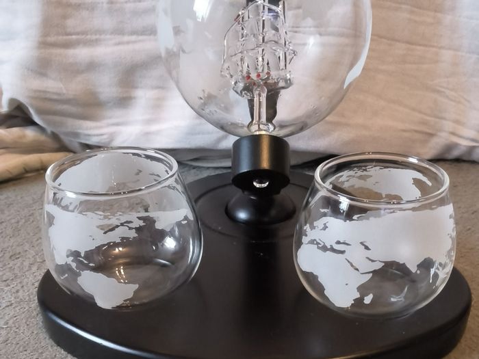 decanter and glasses