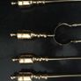 Antique Brass Fire Irons Image 5