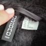 H&M Black faux leather & fur cropped biker jacket Sz M (Fit 12-14UK) Rrp 89.99 Image 9