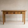 Farmhouse Style Solid Wood Table Set Image 2