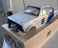 1/10 rc ford escort mk2 body shell