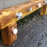 Driftwood Oak Mantle / Coat Rack / Shelf Image 5