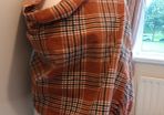 Plaid womens shawl/scarf