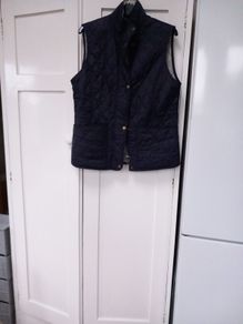 Barbour Navy Gilet Size 14