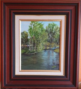 River scene painting