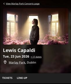 Lewis Capaldi x 3