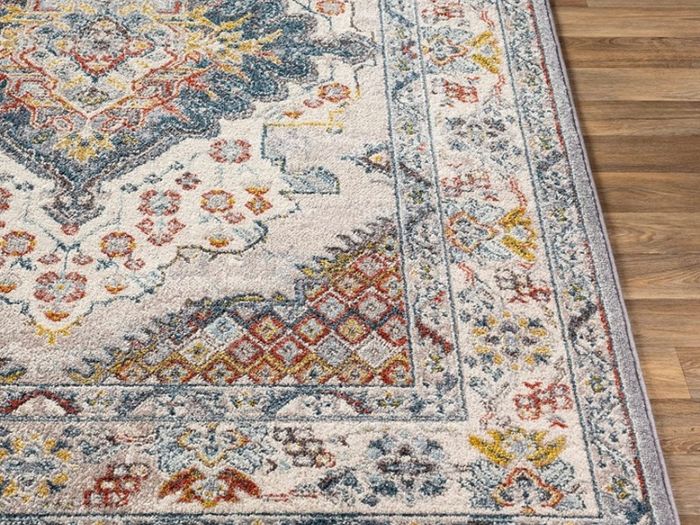 Vintage - Chic Area Rugs Living Room, Dining Room, Bedroom - Traditional , Oriental Boho Rug Style and Soft Medium Pile for Easy Care - Large 157x213 cm (FREE POSTAGE)