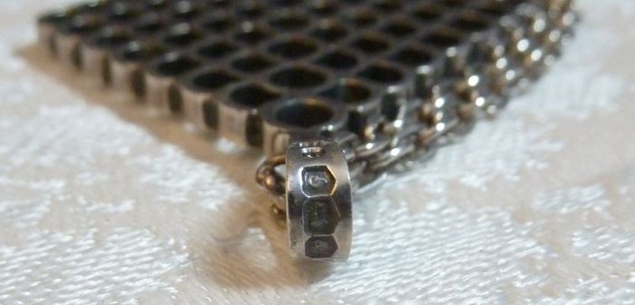 Rare Vintage Jack Spencer Silver Pendant Necklace, Certified Limited Edition, Sheffield 1974