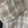 Edina ronay check down filled white & black tie belt coat size 12 Image 9