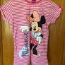 Brand New with Tag Disney Minnie Mouse Pink & White Striped Top Image 6
