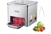 Meat Cutter Machine, 550W Meat Slicer, 350 lb/h Commercial Meat Cutting Machine, Stainless Steel, 3.5 mm Thickness